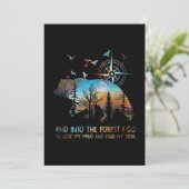 熊と森に私は気を失うために行く 招待状 (スタンド正面)