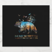 熊と森に私は私の心のギフトを失うために行く ビールラベル (シングルラベル)