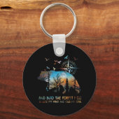 熊と森の中で私は気を失うために行き キーホルダー (正面)