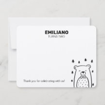 熊と蝶ネクタイ，ノーテカード