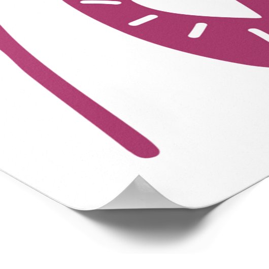 熊のおもしろいヨガのポーズ ポスター (角)