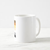熊のプライドフラグ コーヒーマグカップ (正面右)