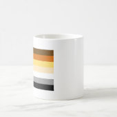 熊のプライドフラグ コーヒーマグカップ (中央)