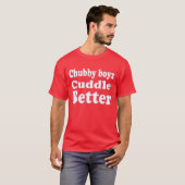 熊のプライド チャビーボーイズ だっこがうまい Tシャツ (正面フル)
