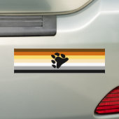 熊のプライド バンパーステッカー (車上)