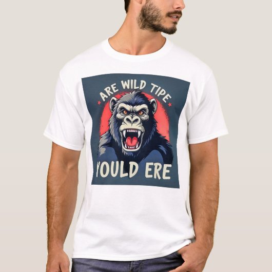 熊の力を解き放て Tシャツ (正面)