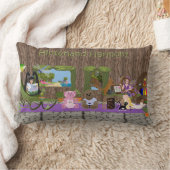 熊の木の家のKLeighEと法 ランバークッション (ブランケット)