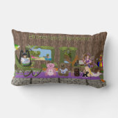 熊の木の家のKLeighEと法 ランバークッション (裏面)