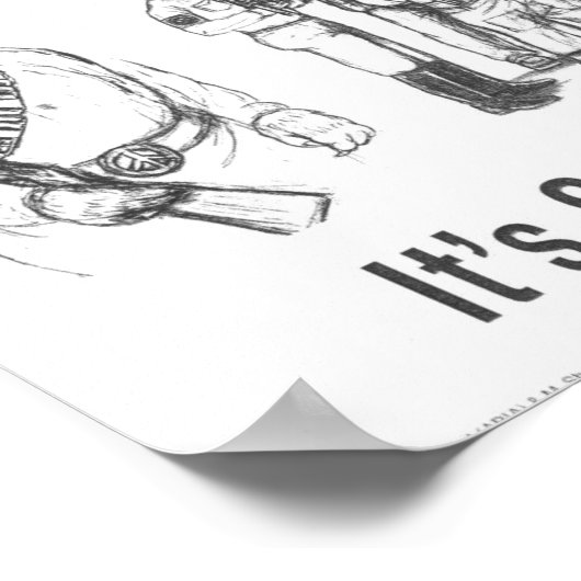 「熊の武装を支持する」 ポスター (角)