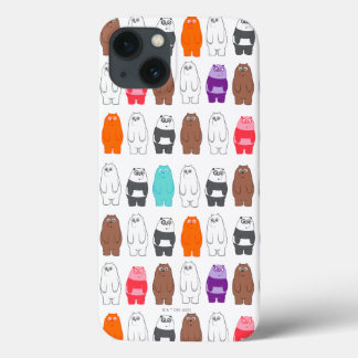 熊の熊のカラフル柄 iPhone 13ケース