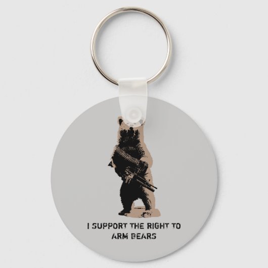 熊の腕グリズリーベア キーホルダー (正面)
