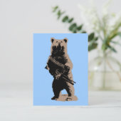 熊の腕グリズリーベア ポストカード (スタンド正面)