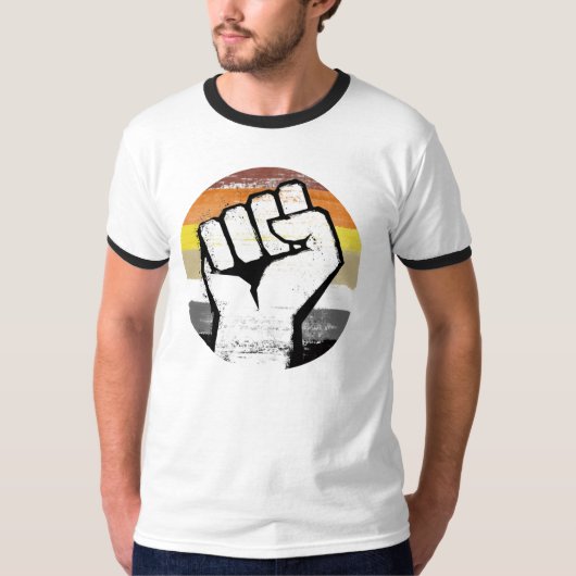 熊の誇りの拳Tシャツ Tシャツ (正面)
