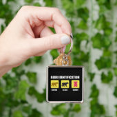 熊の識別おもしろい キーホルダー (手)