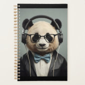 熊の音楽聞に対する反応 プランナー手帳 (正面)