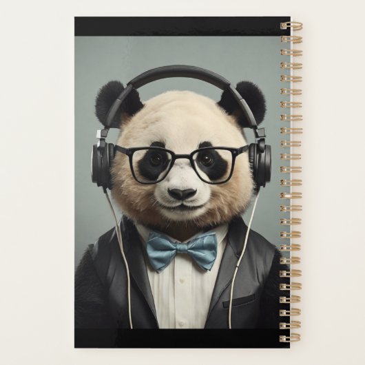 熊の音楽聞に対する反応 プランナー手帳 (裏面)