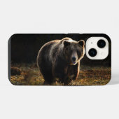 熊のiPhone 14ケース iPhoneケース (裏面横)