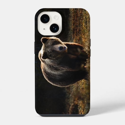 熊のiPhone 14ケース iPhoneケース (裏面)