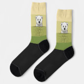 熊は壁を見て、砂漠の木 ソックス (左)