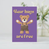 熊は自由 サンキューカード (スタンド正面)