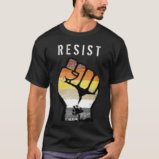 熊への抵抗 Tシャツ (正面)