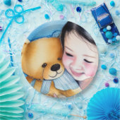 熊を抱き締める ペーパープレート (パーティー)