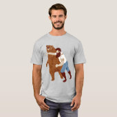 熊を殴る男 Tシャツ (正面フル)