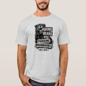 熊を突くTシャツ Tシャツ (正面)
