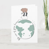 熊を裸で気に家を取れ カード (正面)