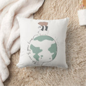 熊を裸で気に家を取れ クッション (ブランケット)