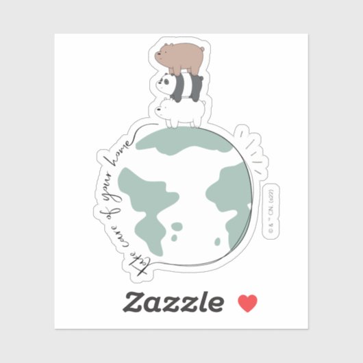 熊を裸で気に家を取れ シール (シート)