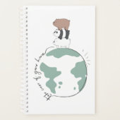 熊を裸で気に家を取れ プランナー手帳 (正面)