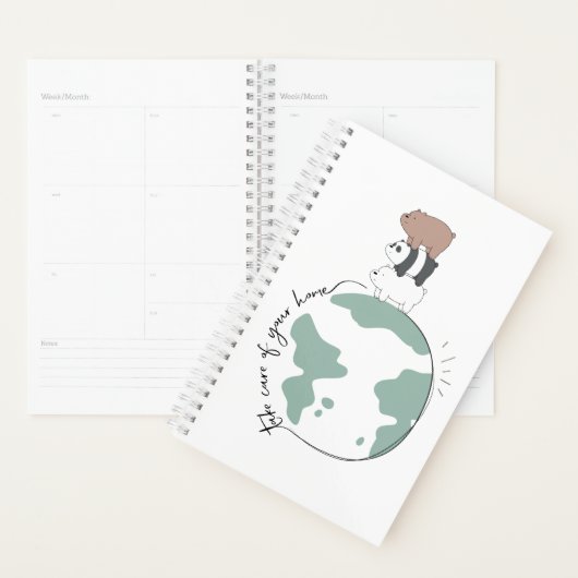 熊を裸で気に家を取れ プランナー手帳 (ディスプレー)