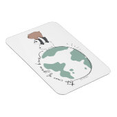 熊を裸で気に家を取れ マグネット (右側)