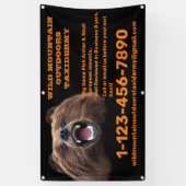 熊カスタマイズ大ゲーム 横断幕 (縦)