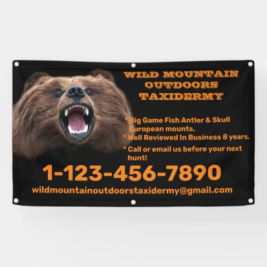 熊カスタマイズ大ゲーム 横断幕 (横)