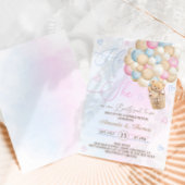 熊モダンをテーマにしたジェンダー暴露 招待状