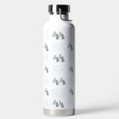 熊モダン素朴型 ウォーターボトル (左面)