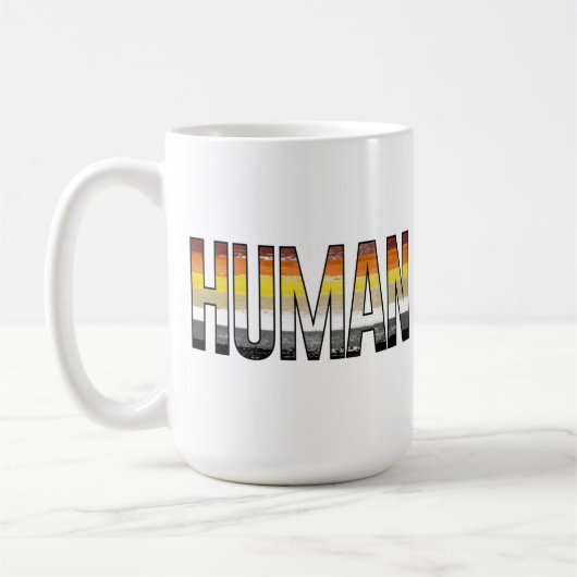 熊人間 コーヒーマグカップ (左)