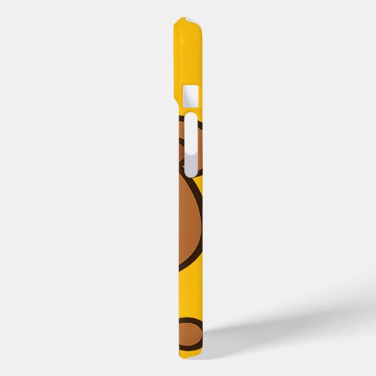 熊怒の漫画 – 激しい動物の電話ケースDesi Case-Mate iPhoneケース (裏面 / 左)