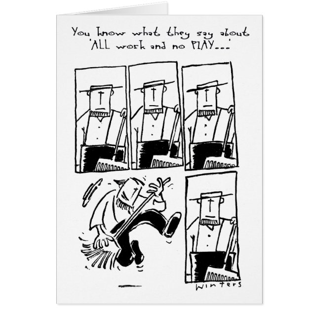 熊手を遊んでいるJake (正面)