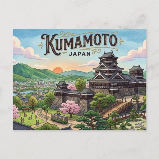 熊本のはがき ポストカード (正面)