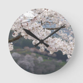 熊本の桜 ラウンド壁時計