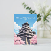 熊本城 日本 ポストカード (スタンド正面)