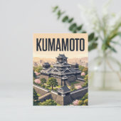 熊本県熊本市 ポストカード (スタンド正面)