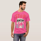 熊狩猟反対 動物愛護 Tシャツ (正面フル)