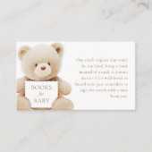 熊男女兼用本ベビー エンクロージャーカード (正面)