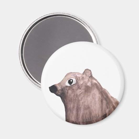 熊磁石 マグネット (正面/裏面)