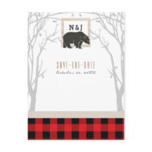 熊素朴赤の格子木の結婚式の日付を保存