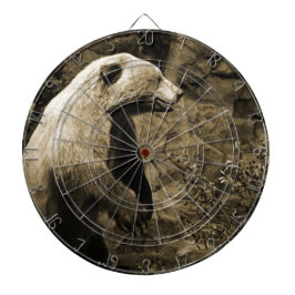 熊誇りを持った ダーツボード